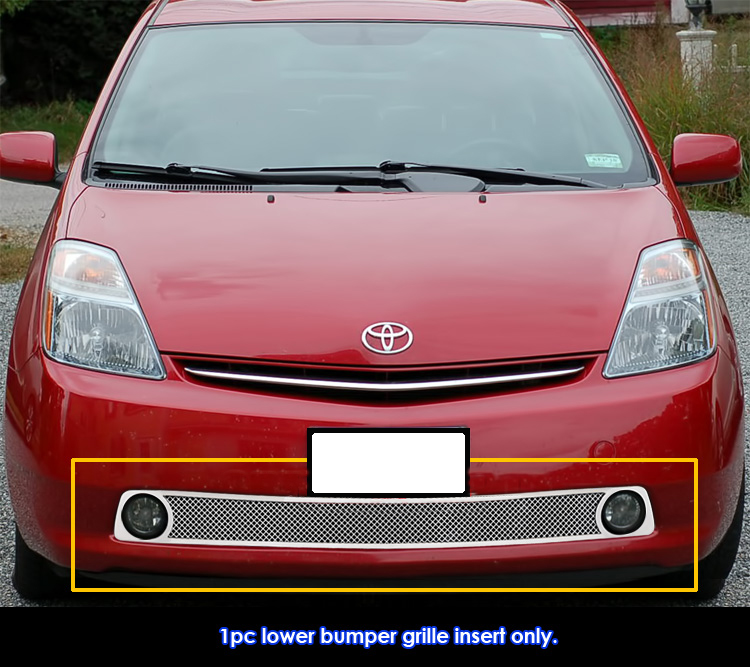 2006-2009 Toyota Prius With Fog Light Lower Bumper Wire Mesh Grille