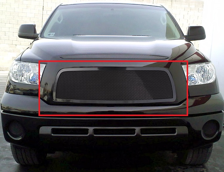 2007-2009 Toyota Tundra Main Upper Black Wire Mesh Grille