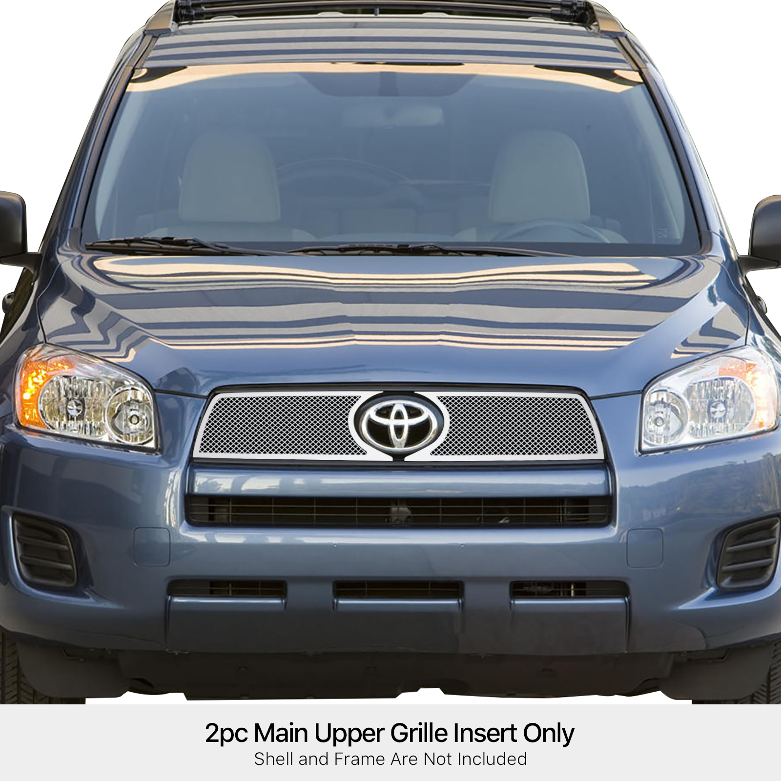 2009-2012 Toyota RAV4 Not for Limited Main Upper Wire Mesh Grille