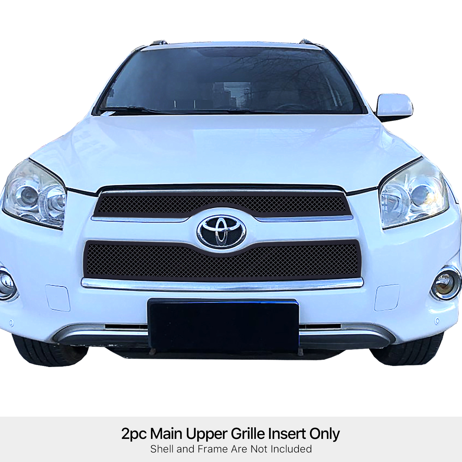 2009-2012 Toyota RAV4 Limited Main Upper Black Wire Mesh Grille