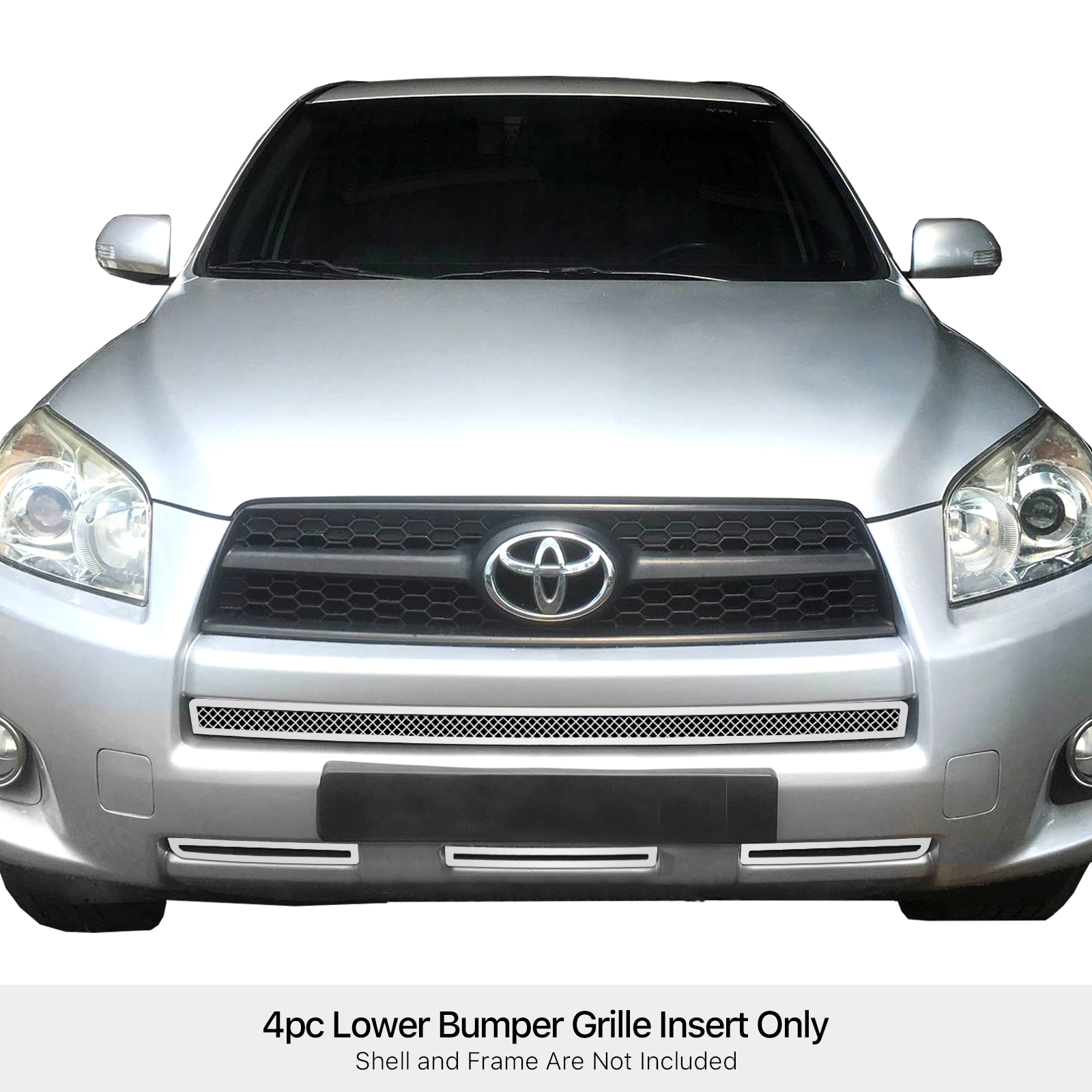 2009-2012 Toyota RAV4 Not for Limited Lower Bumper Wire Mesh Grille