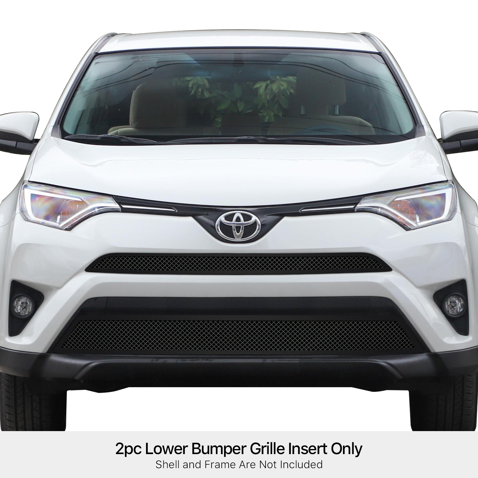 2016-2018 Toyota RAV4 Without Camera (Not for SE) Lower Bumper Black Wire Mesh Grille