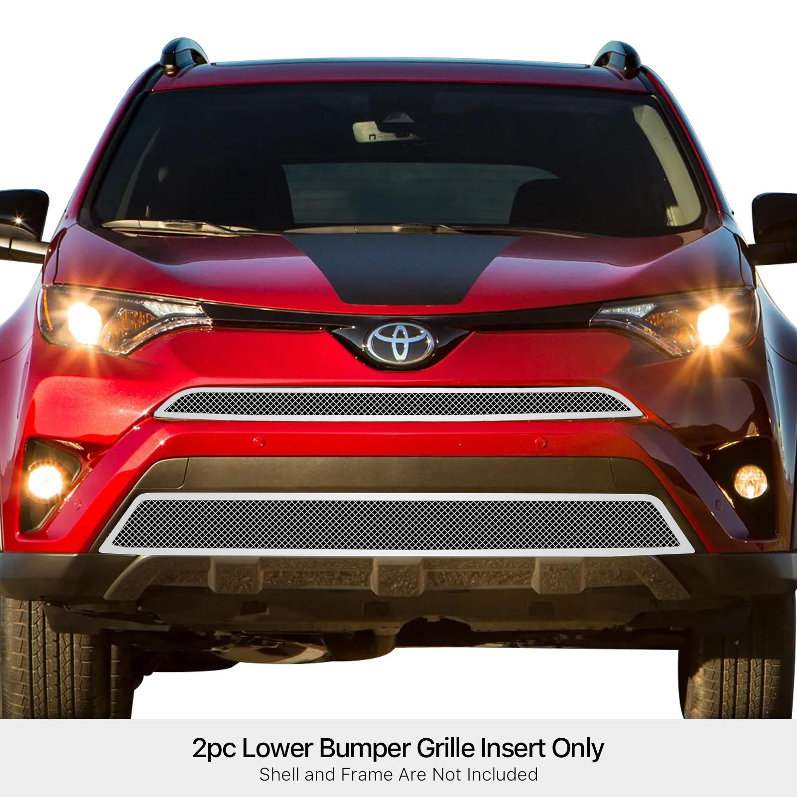 2016-2018 Toyota RAV4 Without Camera (Not for SE) Lower Bumper Wire Mesh Grille