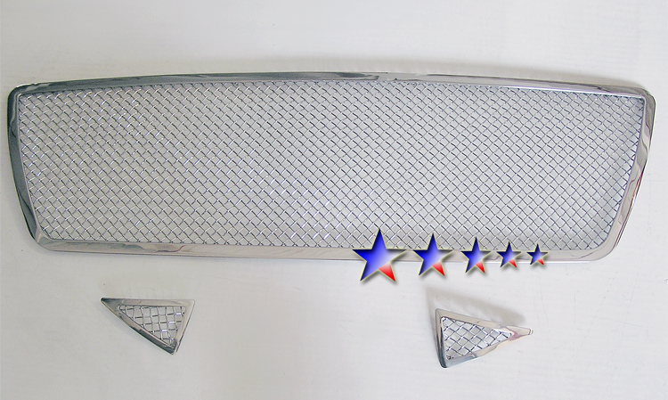 2005-2010 Toyota Tacoma 1 PC Center & 2 PCS For Side Holes Main Upper Wire Mesh Grille