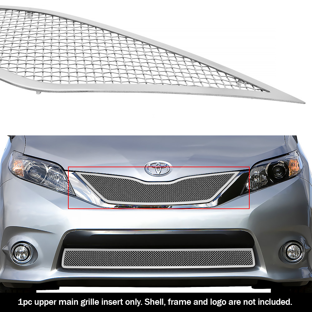 2011-2017 Toyota Sienna SE only for honeycomb style Main Upper Wire Mesh Grille