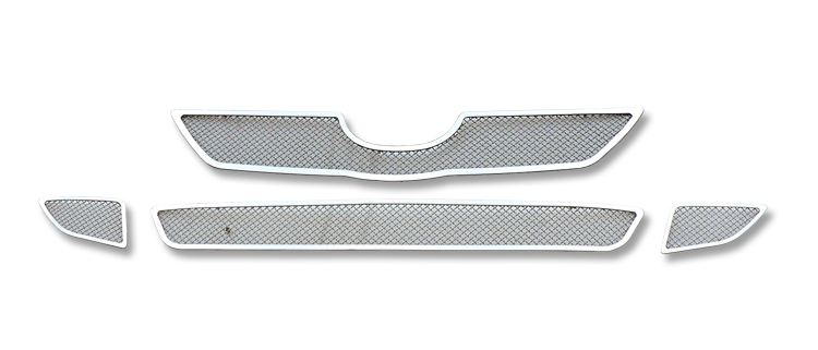 2009-2010 Toyota Corolla Main Upper + Lower Bumper Wire Mesh Grille