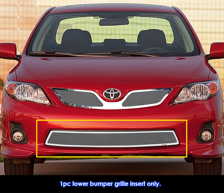 2011-2013 Toyota Corolla Lower Bumper Wire Mesh Grille