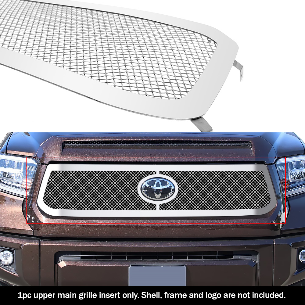 2018-2019 Toyota Tundra with front sensor TSS Main Upper Wire Mesh Grille