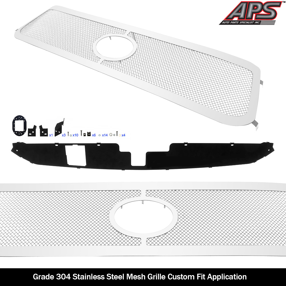 2018-2019 Toyota Tundra with front sensor TSS Main Upper Wire Mesh Grille