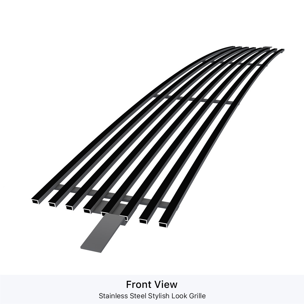 1992-1994 Toyota Pickup 4WD Lower Bumper Black Stainless Steel Billet Grille
