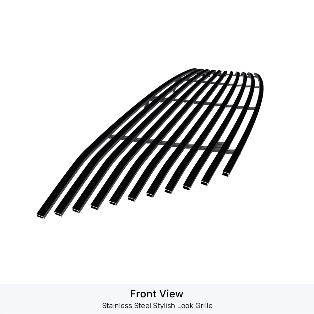 2006-2007 Toyota Avalon Main Upper Black Stainless Steel Billet Grille
