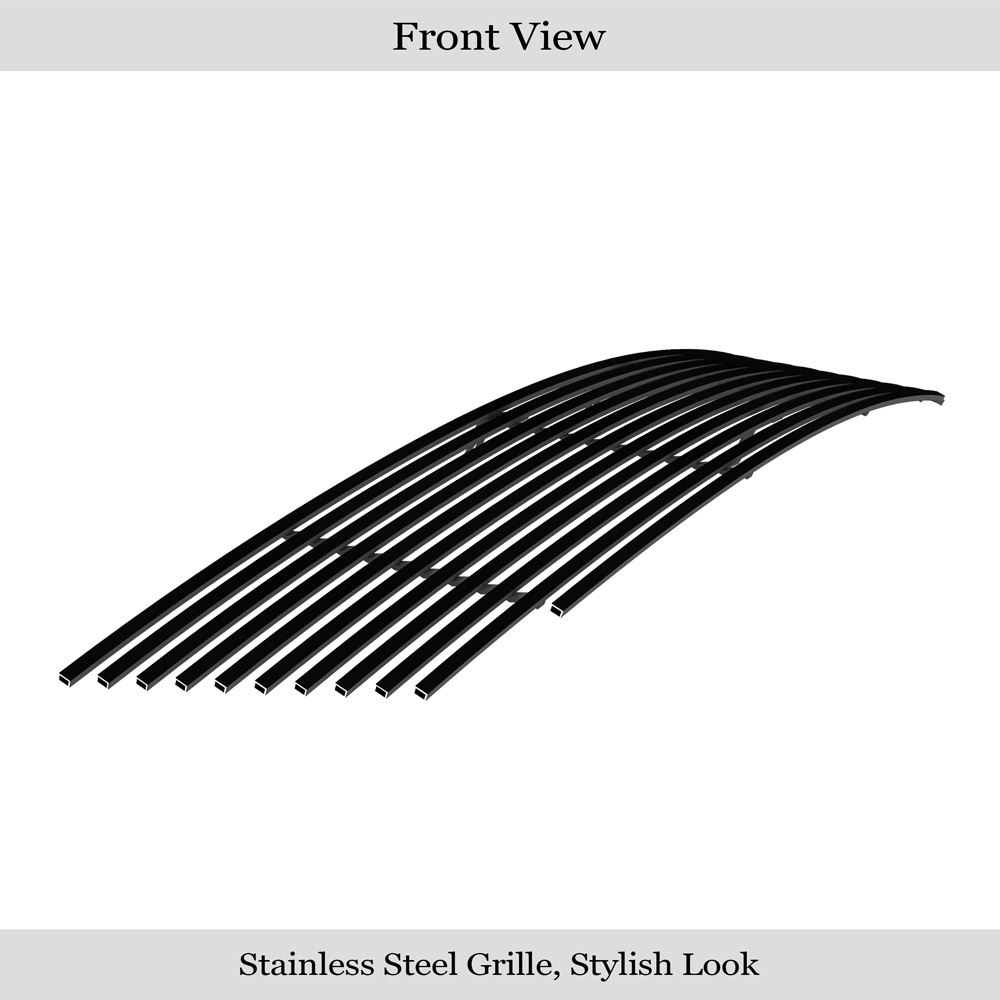 2003-2007 Scion XA Main Upper Black Stainless Steel Billet Grille