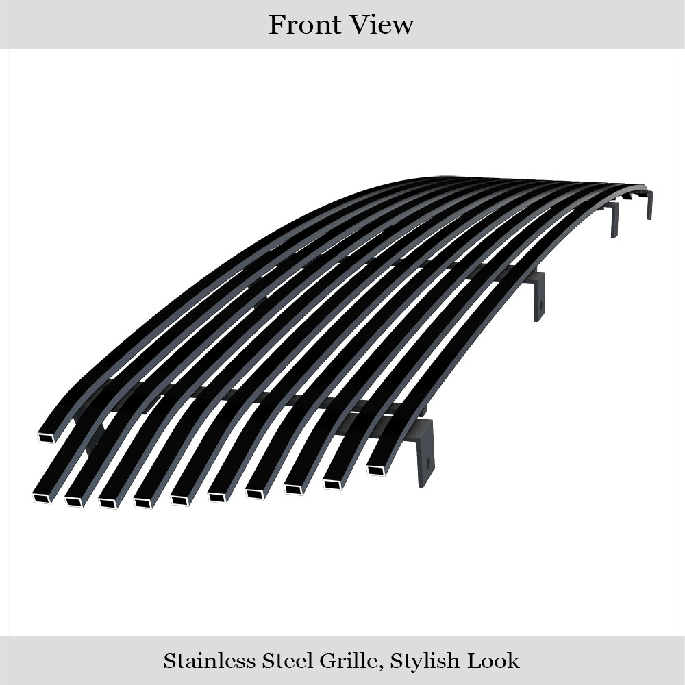 1999-2002 Toyota Tundra Not For Iven Stewart Edition Main Upper Black Stainless Steel Billet Grille