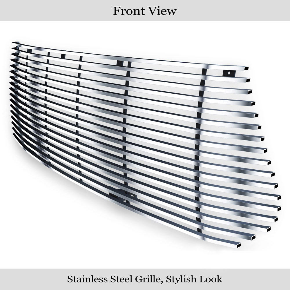 2014-2017 Toyota Tundra Not fit with front sensor behind logo MAIN UPPER Stainless Steel Billet Grille