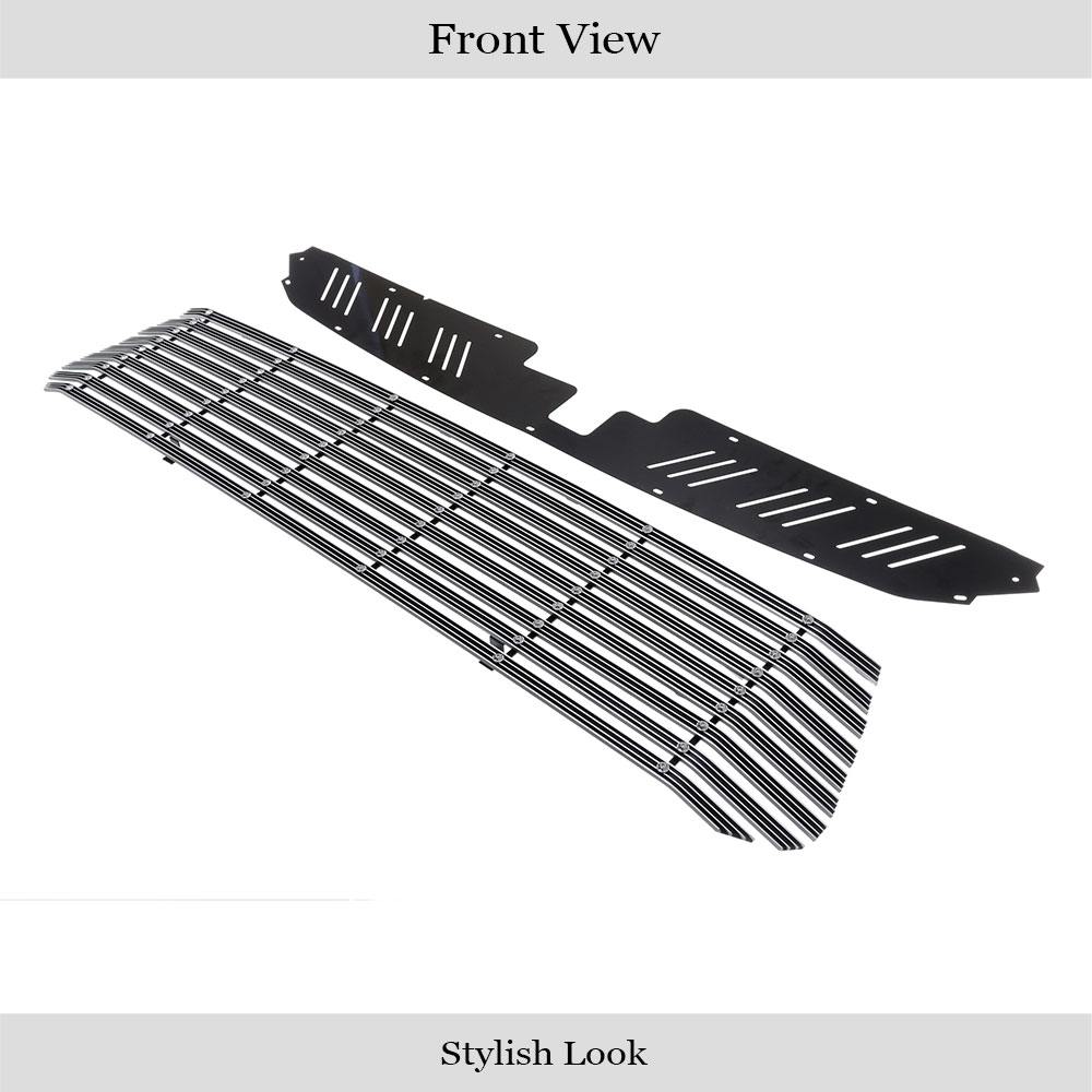 2014-2017 Toyota Tundra Not fit with front sensor behind logo MAIN UPPER Rugged Billet Grille