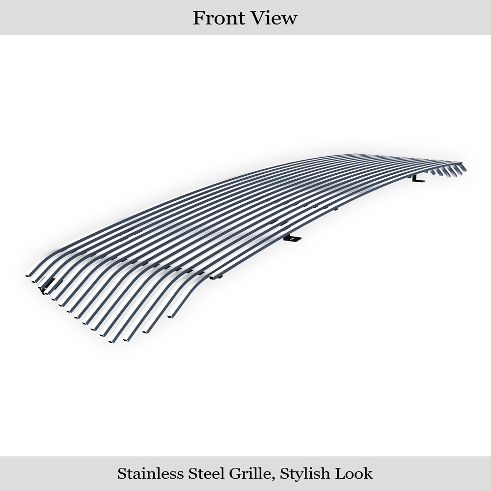 2014-2017 Toyota Tundra Not fit with front sensor behind logo Main Upper Stainless Steel Billet Grille
