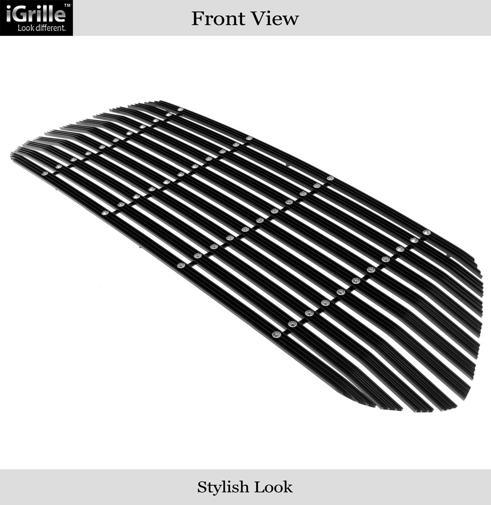 2016-2017 Toyota Tacoma Not Fit With Front Sensor MAIN UPPER Black Rugged Billet Grille