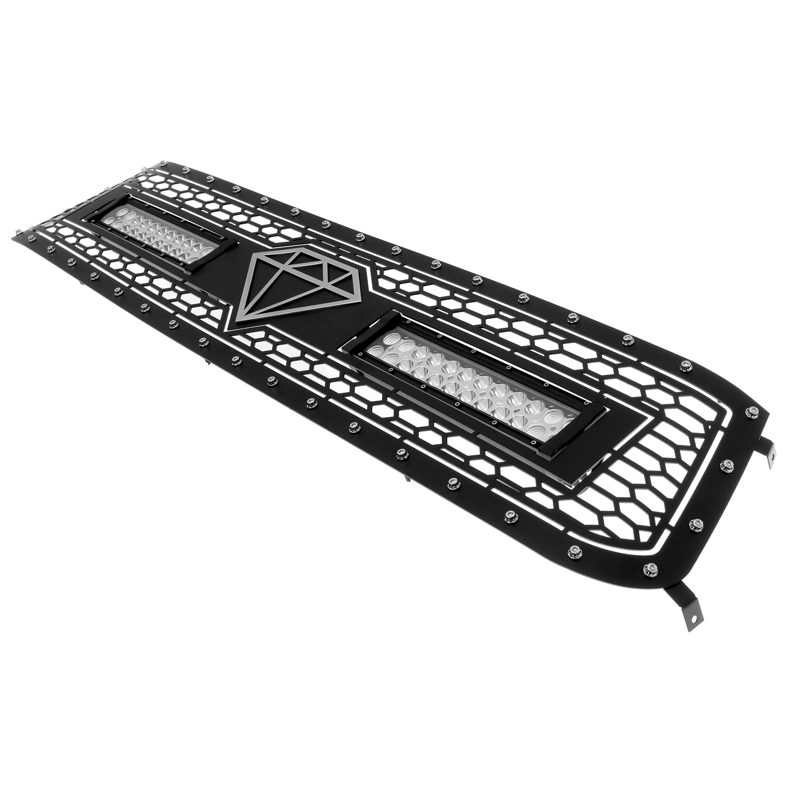 2014-2017 Toyota Tundra Not fit with front sensor behind logo Main Upper Sheet Grille