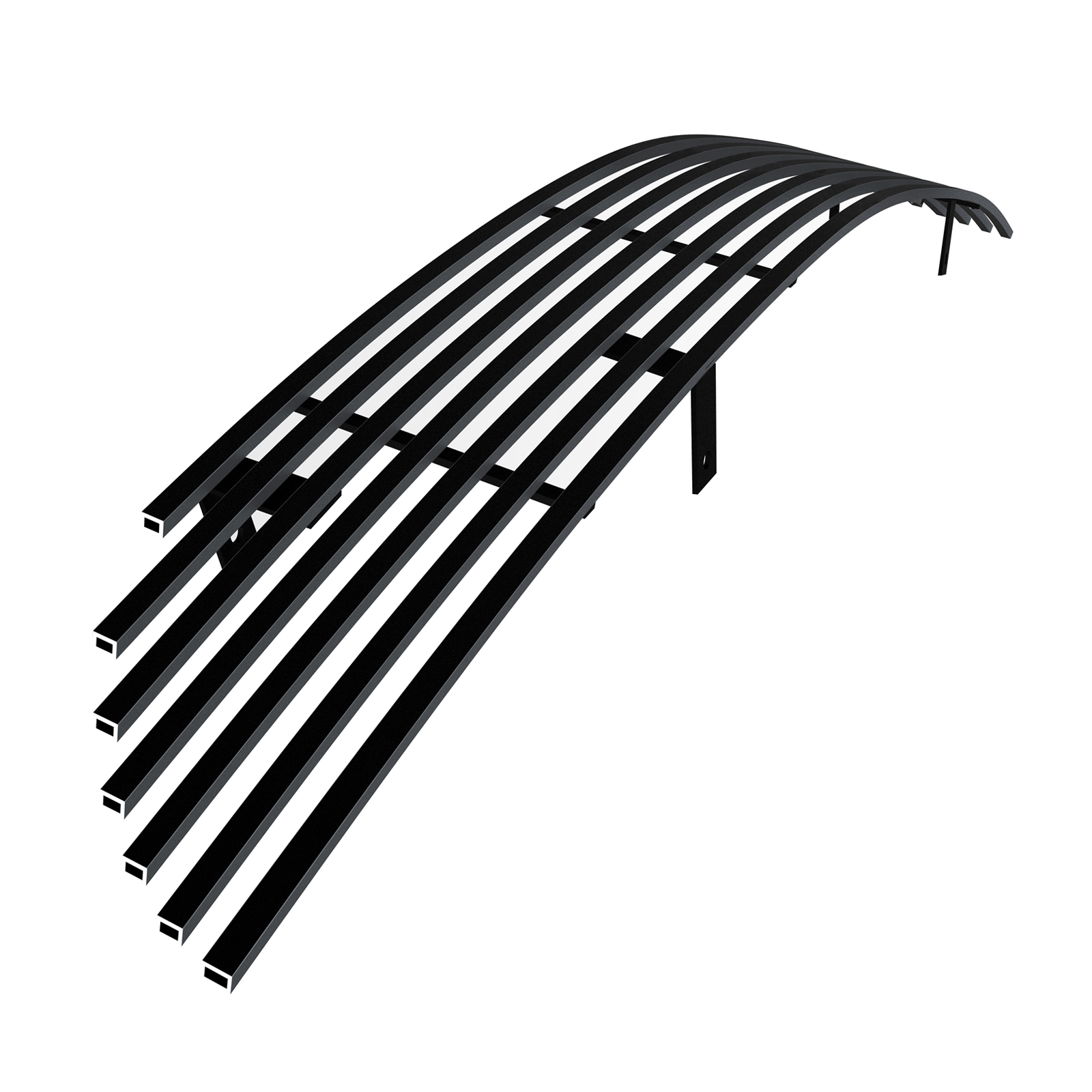 2004-2006 Mitsubishi Galant Lower Bumper Black Stainless Steel Billet Grille