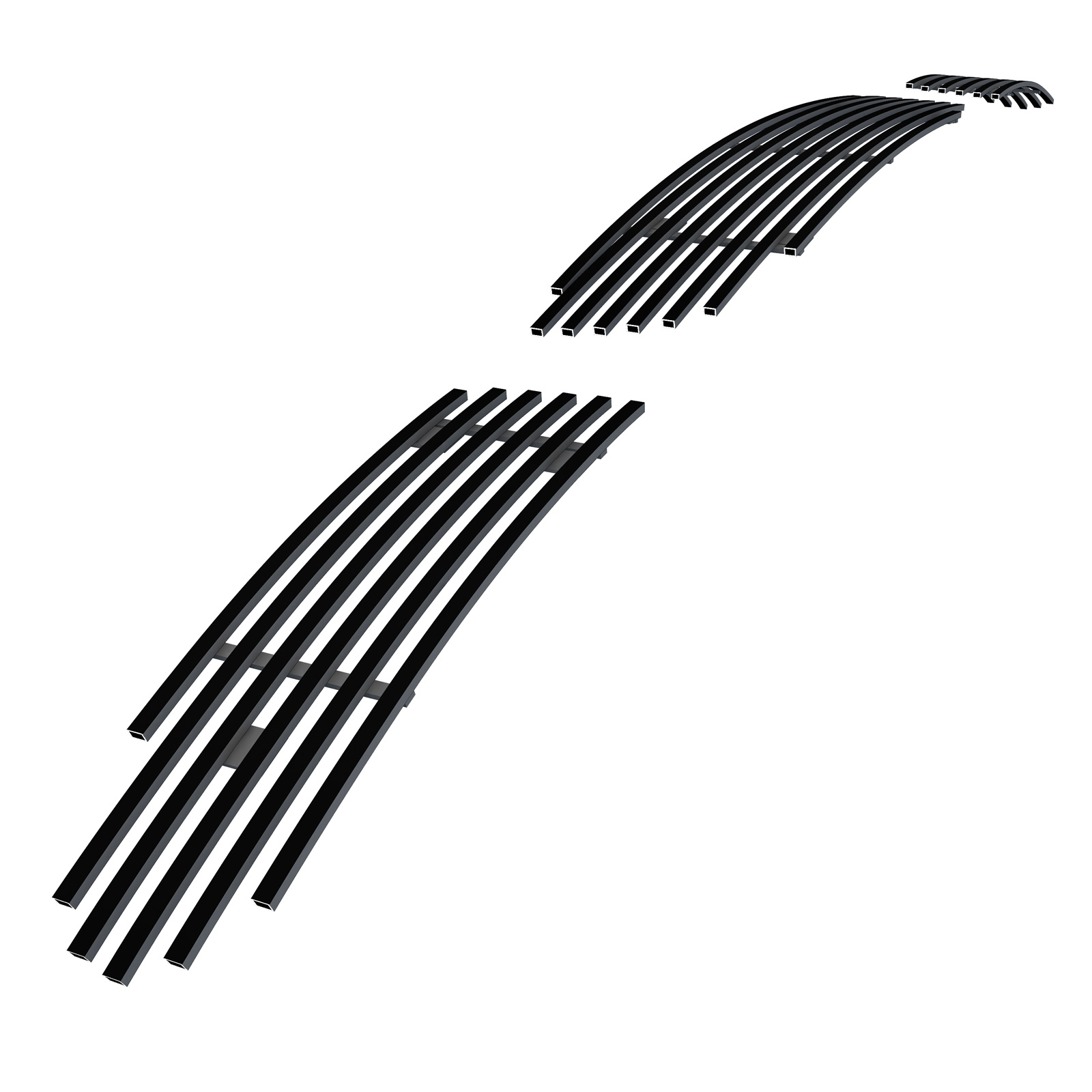 2006-2011 Volkswagen Beetle Lower Bumper Black Stainless Steel Billet Grille