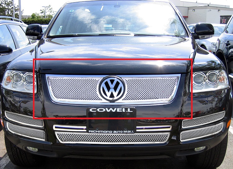 2003-2007 Volkswagen Touareg Not For Diesel Model Main Upper Wire Mesh Grille