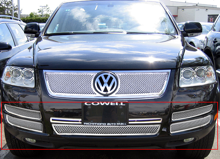 2003-2007 Volkswagen Touareg V6 Lower Bumper Wire Mesh Grille