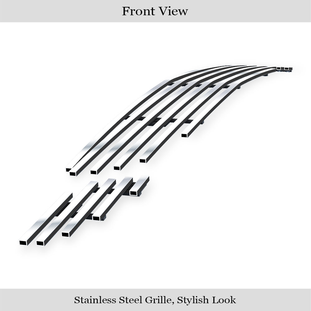 2003-2006 Mercedes-Benz E Class Not For AMG Sport Package And Avantgarde Trim Level Lower Bumper Stainless Steel Billet Grille