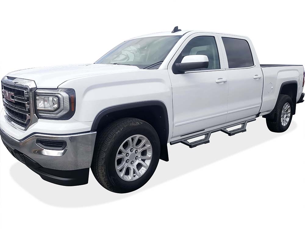 2007-2018 Chevy Silverado/ GMC Sierra 1500 Crew Cab 2007-2019 Chevy Silverado/ GMC Sierra 2500 HD/3500 HD Crew Cab (Incl. Diesel Models With DEF Tanks Not for 2007 Classic Model) Both Sides Side Armor M3