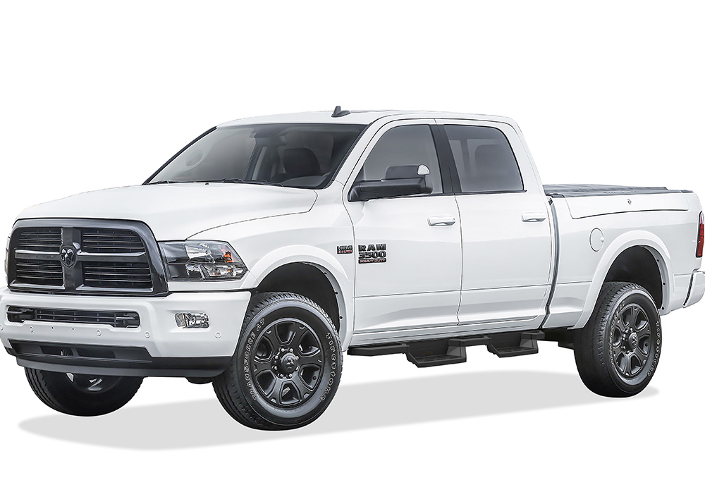 2009-2018 Dodge Ram 1500 Crew Cab (Incl. 2019-2024 Ram 1500 Classic) 2010-2026 Dodge RAM 2500/3500/4500/5500 Crew Cab (Excl. Chassis Cab With Diesel Models) Both Sides Side Armor ST
