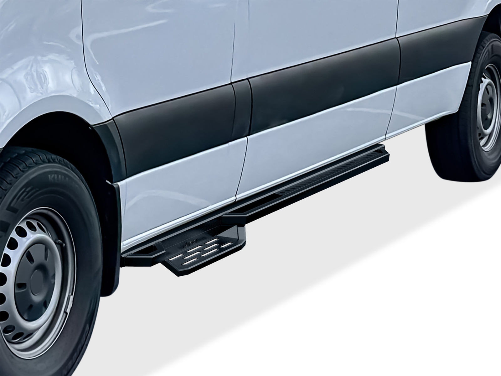 2007-2009 Dodge Sprinter 2007-2009 Freightliner Sprinter  2010-2025 Mercedes-Benz Sprinter (Full Size)  (Excl. Passenger Van With Rear A/C and 2015 4X4) Both Sides Side Armor ST