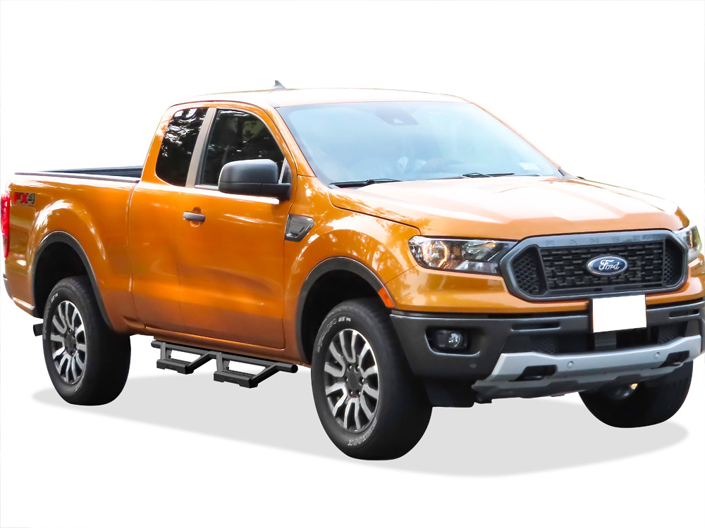 2019-2023 Ford Ranger Super Cab  (with 2 Full Size Doors and 2 Suicide Doors) Both Sides Side Armor M3