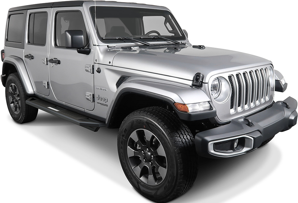 2018-2026 Jeep Wrangler JL 4-Door; Incl. 2021-2026 4XE Both Sides Truck Armor