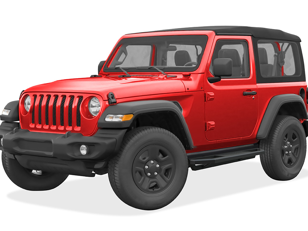 2018-2026 Jeep Wrangler JL 2-Door Both Sides Truck Armor