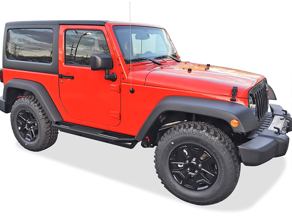 2007-2018 Jeep Wrangler JK 2-Door (Factory sidesteps or rock rails have to be removed) Both Sides Truck Armor