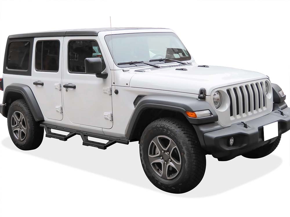 2018-2026 Jeep Wrangler JL 4-Door; Incl. 2021-2026 4XE Both Sides Side Armor M3