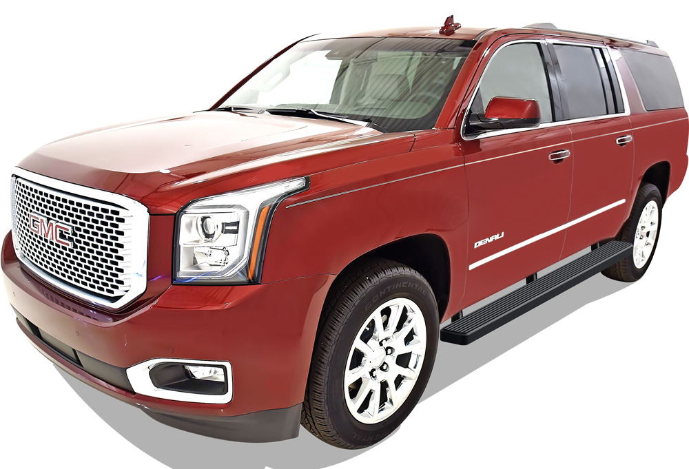 2000-2020 Chevy Tahoe (Excl. 04-07 "Z71" and any Model with lower body cladding) 2000-2020 GMC Yukon 1500 (Excl. Yukon XL or Z71 or Denali Model) Both Sides iStep 5 Inch Stainless Steel