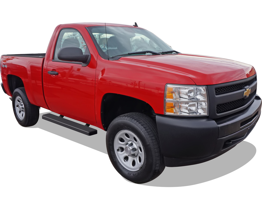 2007-2018 Chevy/GMC Silverado/Sierra 1500 Regular Cab (Incl. 2019 Silverado 1500 LD & 2019 Sierra 1500 Limited ) 2007-2019 Chevy/GMC Silverado/Sierra 2500 HD/3500 HD Regular Cab (Incl. Diesel Models with DEF Tanks) Not for 2007 Classic Model Both Sides iS