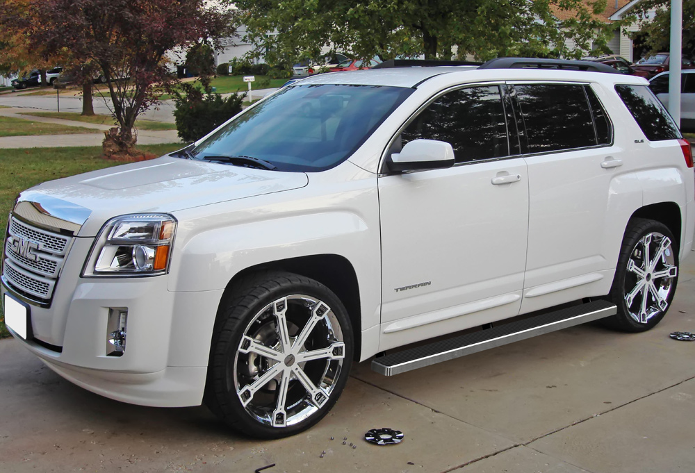 2010-2017 Chevy Equinox 2010-2017 GMC Terrain (Excludes Denali Models) Both Sides iStep 5 Inch Stainless Steel