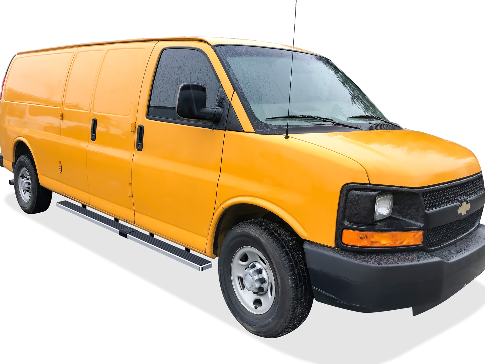 2003-2026 Chevy Express/GMC Savana 1500/2500/3500 Van (Full Size) For 3-Door Models Only Both Sides iStep 5 Inch Stainless Steel Van Stainless Steel