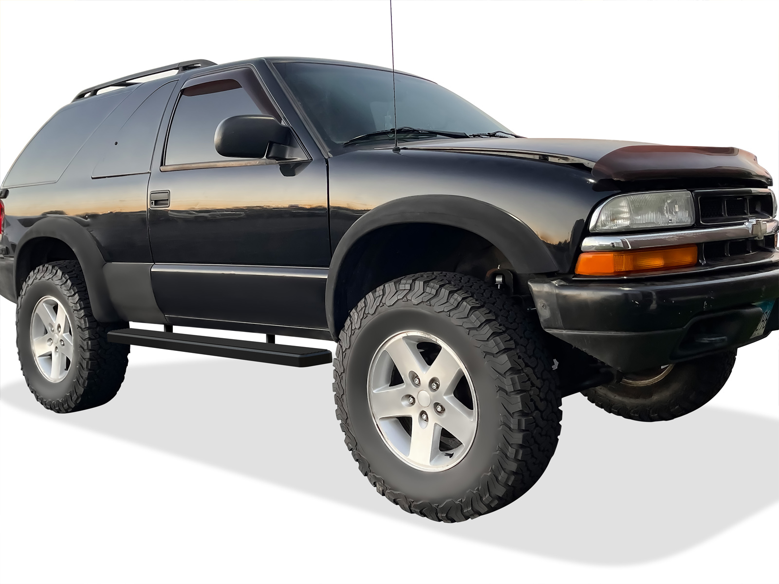 1995-2004 Chevy Blazer 2-Door 1995-2004 GMC Jimmy 2-Door Both Sides iStep 5 Inch Stainless Steel