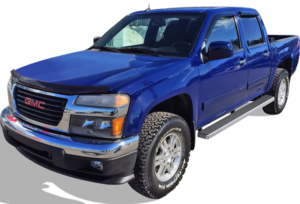 2004-2012 Chevy Colorado Crew Cab 2004-2012 GMC Canyon Crew Cab Both Sides iStep 5 Inch Stainless Steel
