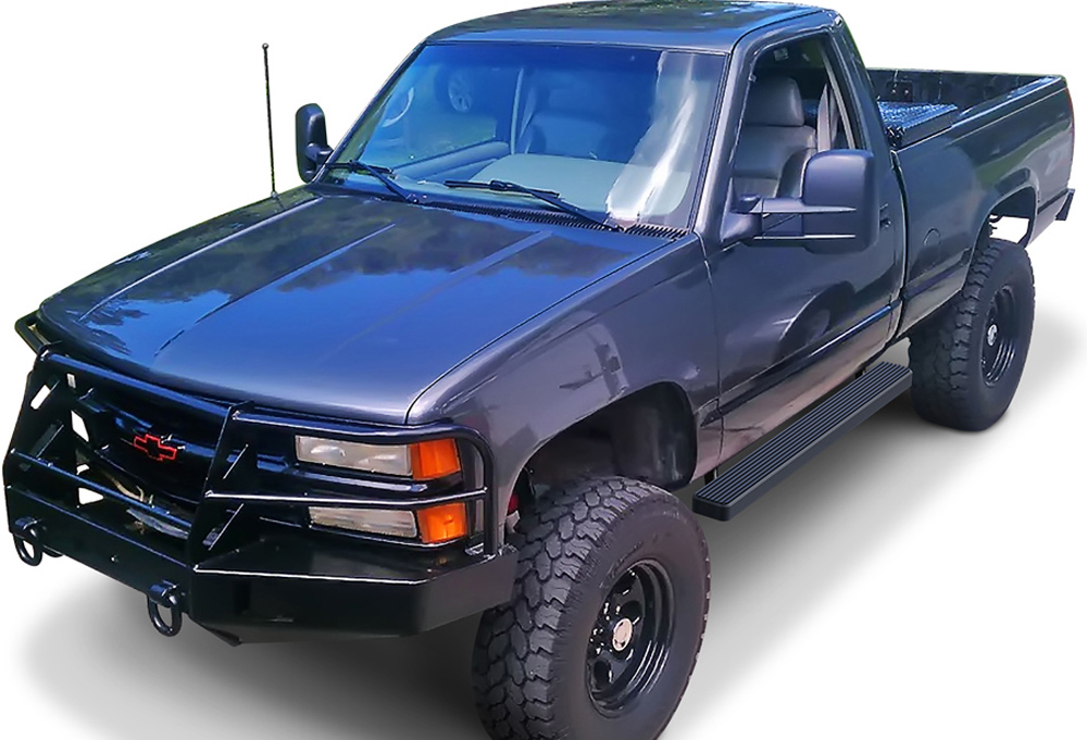 1988-1998 Chevy/ GMC C/K Regular Cab (Incl. Z71) 1992-1994 Chevy Blazer 2-Door(Full Size Excl. ZR2) 1992-1999 GMC Yukon 2-Door 1995-1999 Chevy Tahoe 2-Door Both Sides iStep 5 Inch Stainless Steel