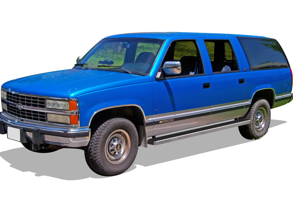 1992-1999 Chevy Suburban (Excl. 3/4 Ton 4WD) Both Sides iStep 5 Inch Stainless Steel