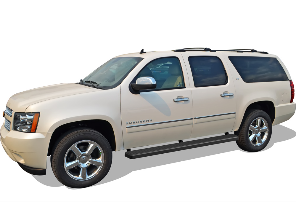 2000-2014 Chevy Suburban 3/4 Ton (Excl. 01-10 Z71 Model) 2000-2014 GMC Yukon XL 3/4 Ton Both Sides iStep 5 Inch Stainless Steel