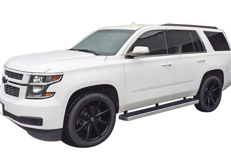 2000-2020 Chevy Tahoe (Excl. 04-07 "Z71" and any Model with lower body cladding) 2000-2020 GMC Yukon 1500 (Excl. Yukon XL or Z71 or Denali Model) Both Sides iStep 6 Inch Stainless Steel