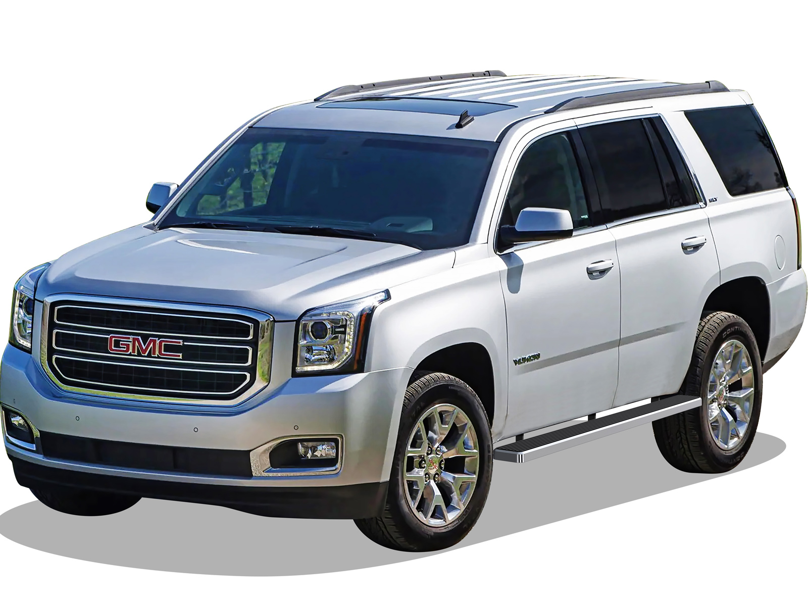 2000-2020 Chevy Tahoe (Excl. 04-07 "Z71" and any Model with lower body cladding) 2000-2020 GMC Yukon 1500 (Excl. Yukon XL or Z71 or Denali Model) Both Sides iStep 6 Inch Stainless Steel