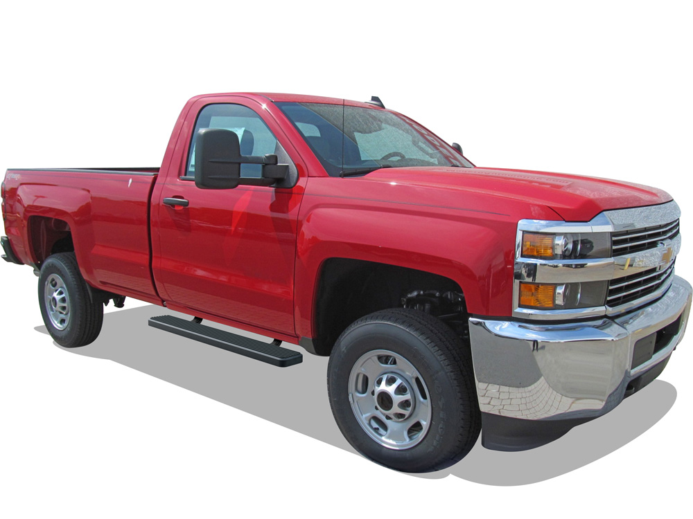2007-2018 Chevy/GMC Silverado/Sierra 1500 Regular Cab (Incl. 2019 Silverado 1500 LD & 2019 Sierra 1500 Limited ) 2007-2019 Chevy/GMC Silverado/Sierra 2500 HD/3500 HD Regular Cab (Incl. Diesel Models with DEF Tanks) Not for 2007 Classic Model Both Sides iS