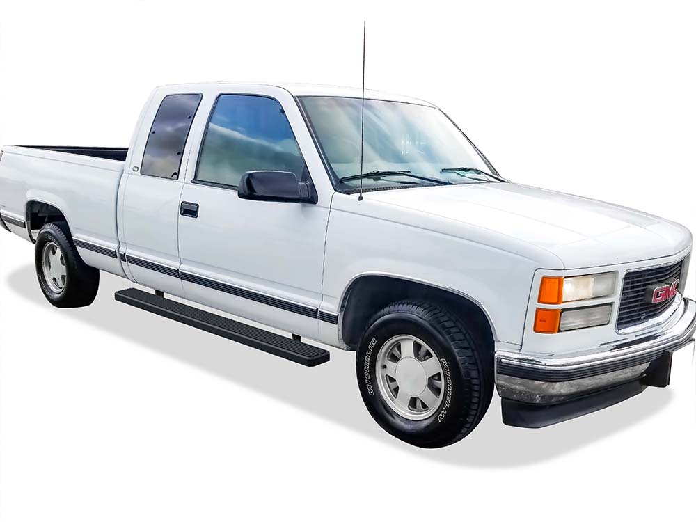 1988-1998 Chevy/GMC C/K 2-Door Extended Cab (Incl. Z71 Model) (Will not work on vehicles equipped with power retracting boards.) Both Sides iStep 6 Inch Stainless Steel