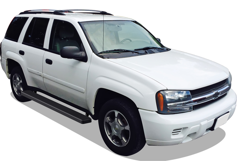 2002-2009 Chevy Trailblazer 2002-2009 GMC Envoy Both Sides iStep 6 Inch Stainless Steel