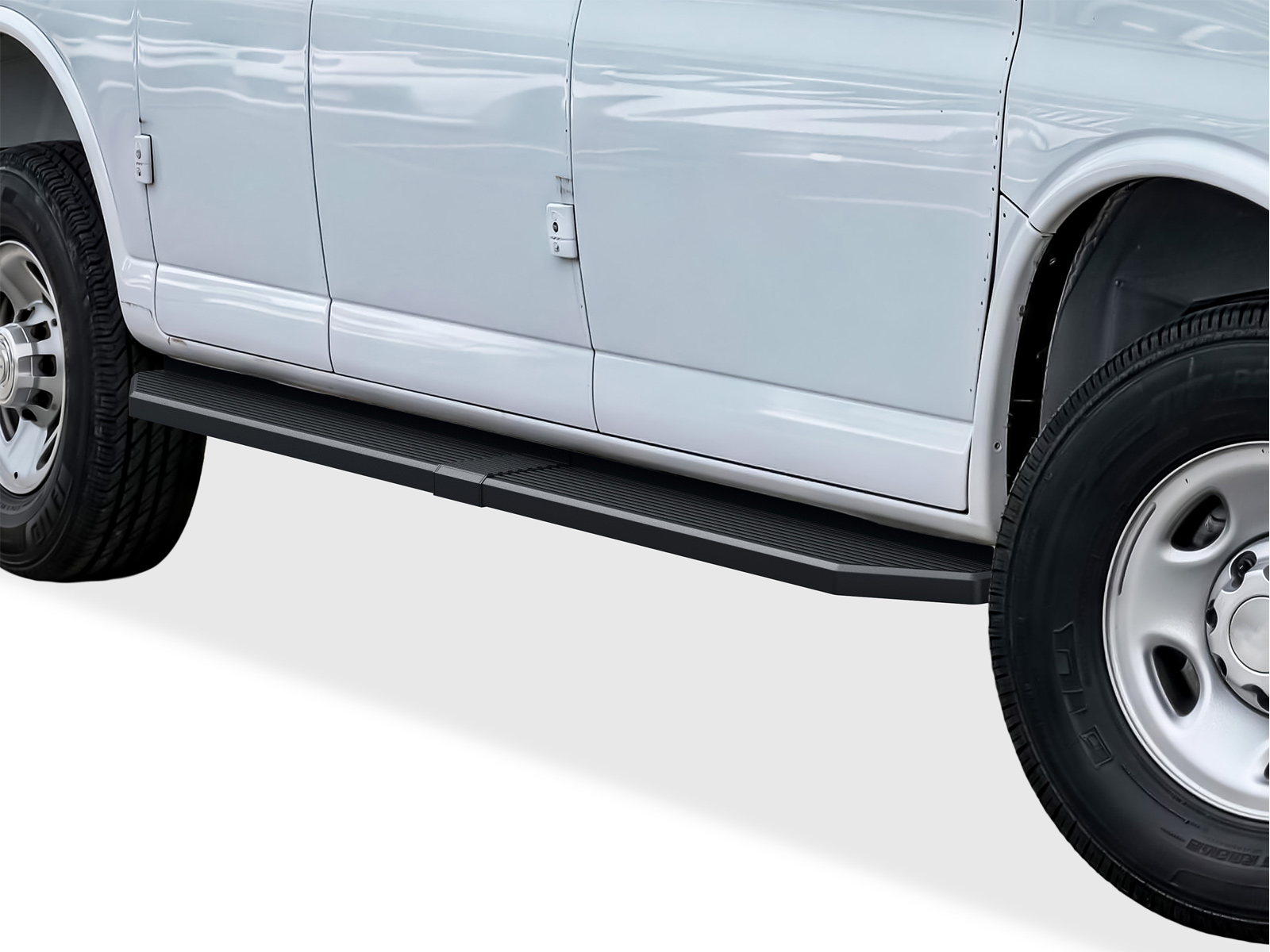 2003-2026 Chevy Express/GMC Savana 1500/2500/3500 Van (Full Size) For 3-Door Models Only Both Sides Running Board-H Series